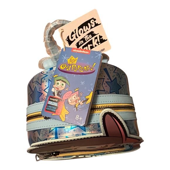 Loungefly The Fairly OddParents NYCC Limited Edition glow mini backpack NWT main image 2